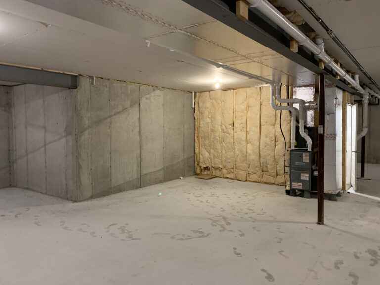 Oliver Construction Services - Before Remodel - Basement