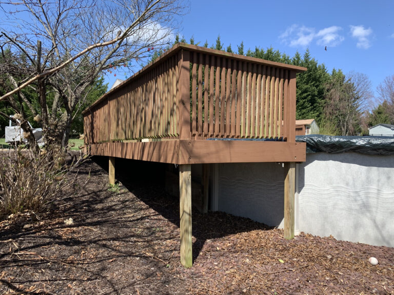 Oliver Construction Services - Before Remodel - Exterior - Deck