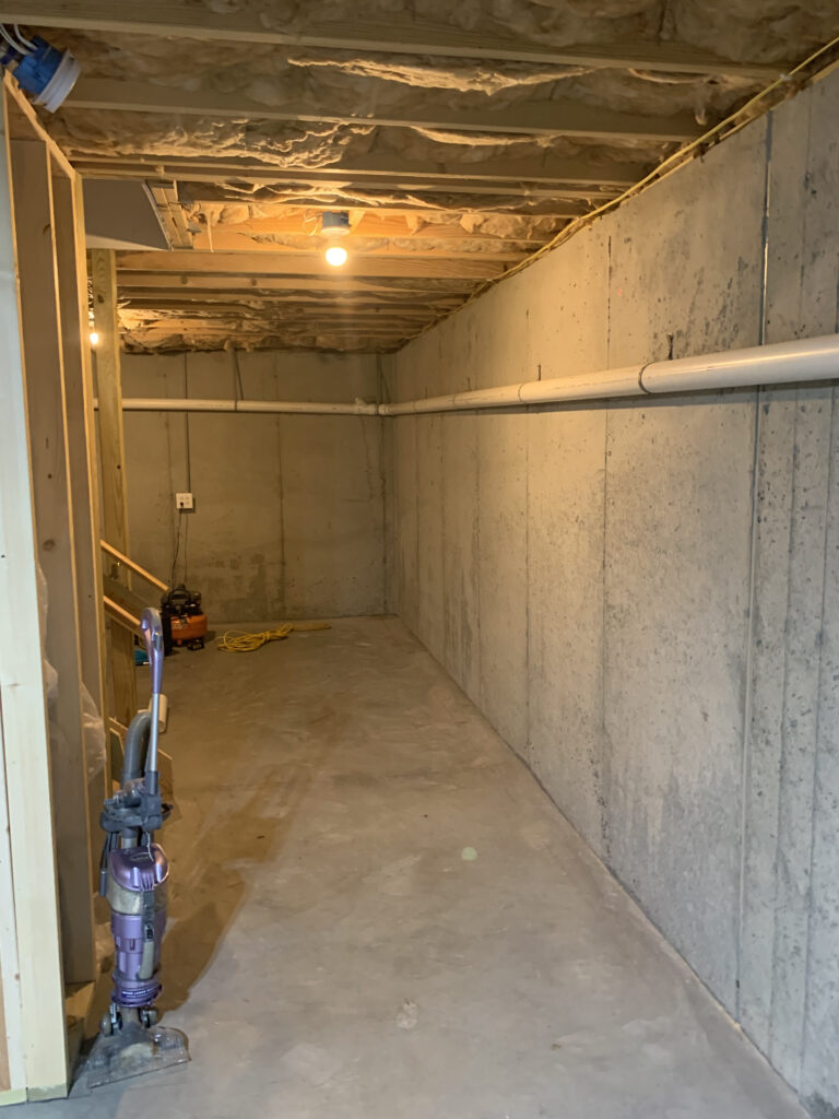 Oliver Construction Services - Before Remodel - Basement